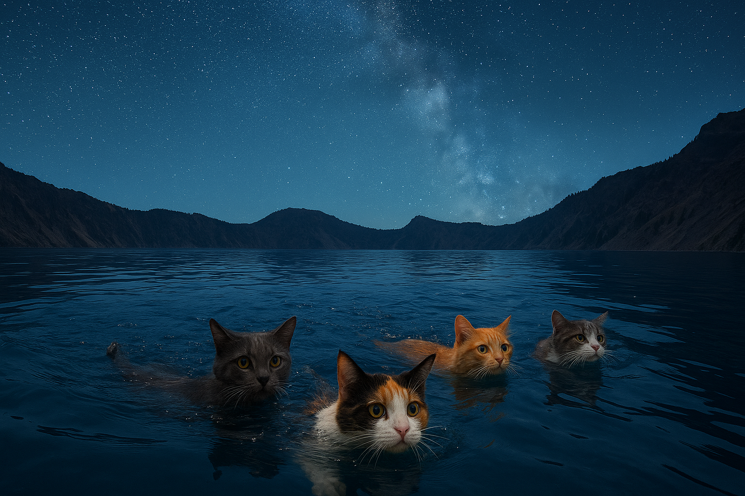 crater lake cat party